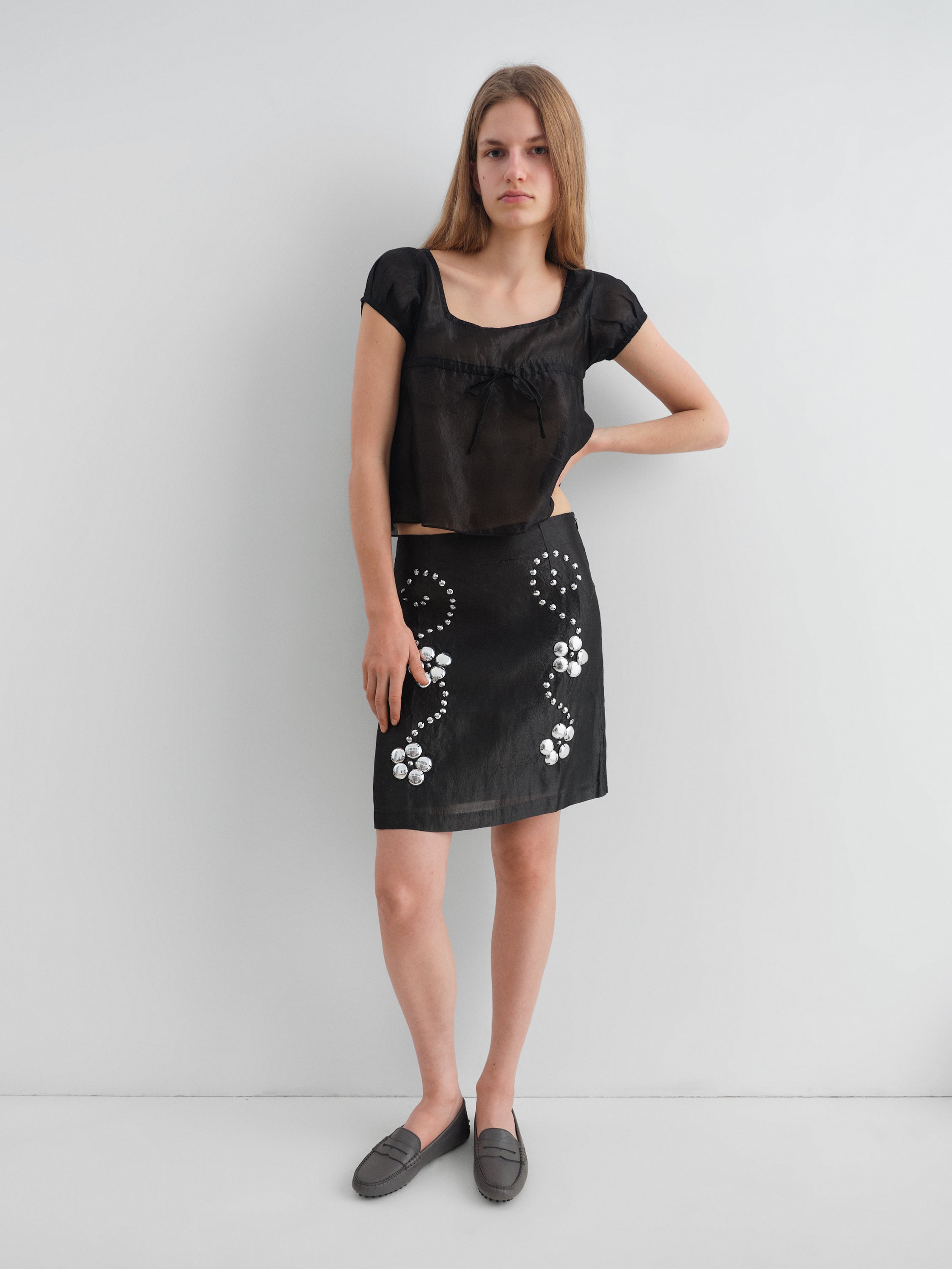 Claude Studs Skirt